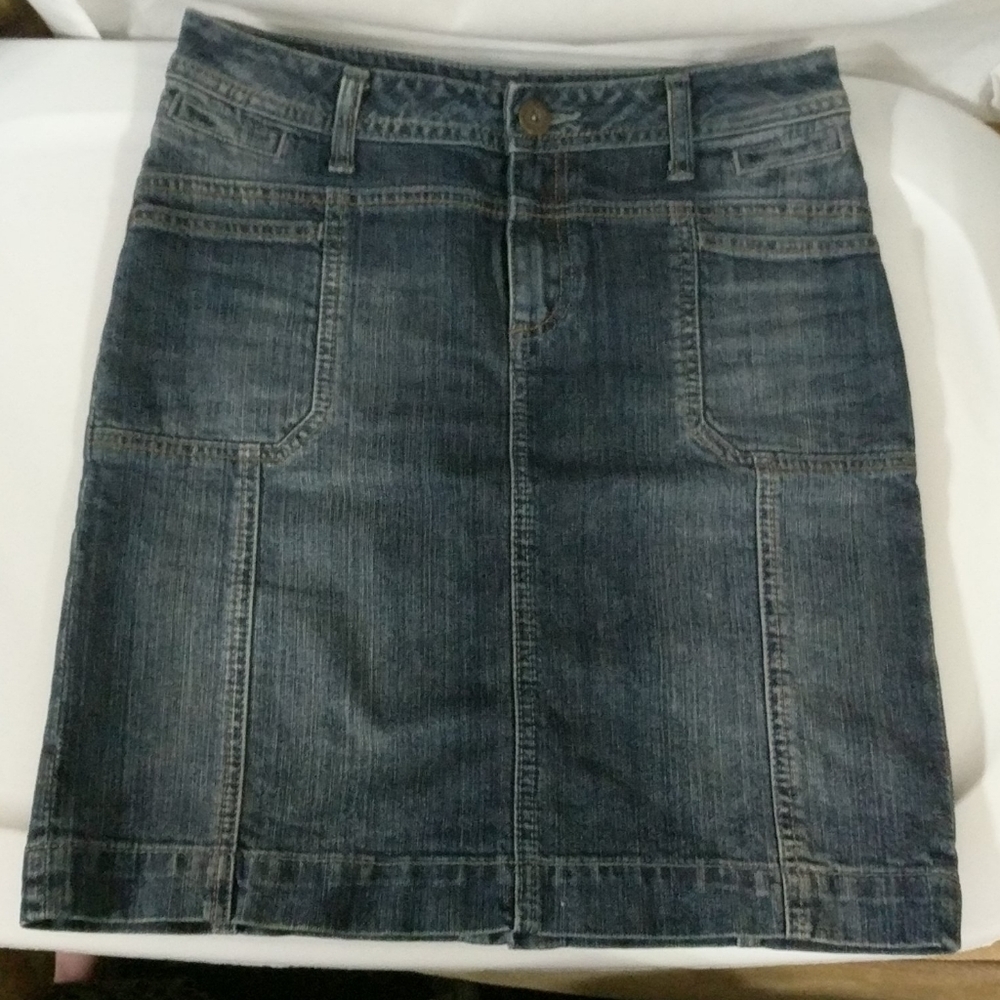 S. Oliver Medium Wash Denim Jean Pencil Skirt - size 2